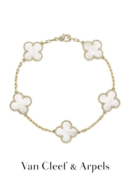 اسوارة van cleef / ابيض 🤍